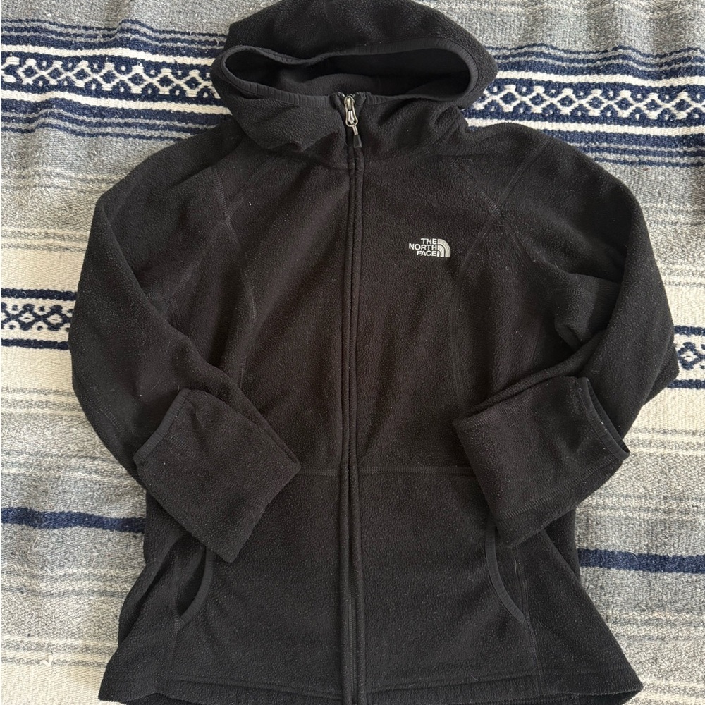 The North Face Women’s Fleece Zip Up Sweater Black Size Medium